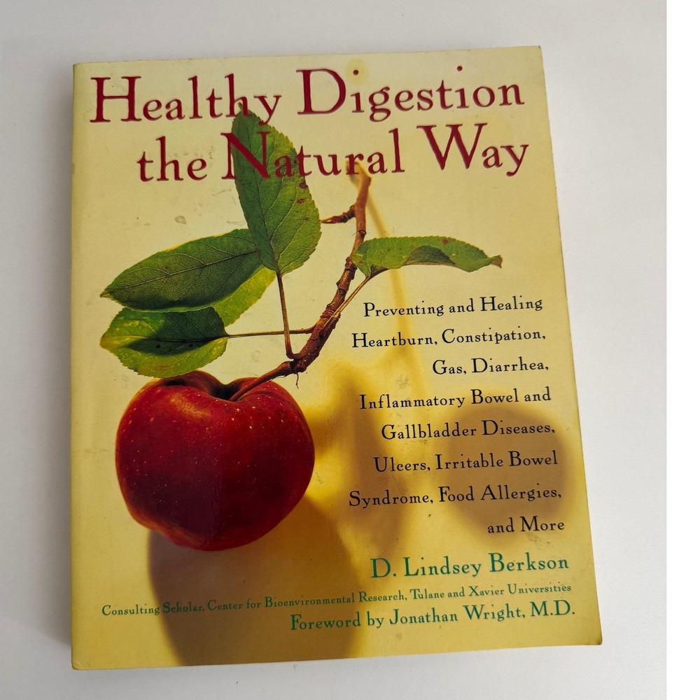 Healthy Digestion the Natural Way D Lindsey Berkson Paperback Health Book